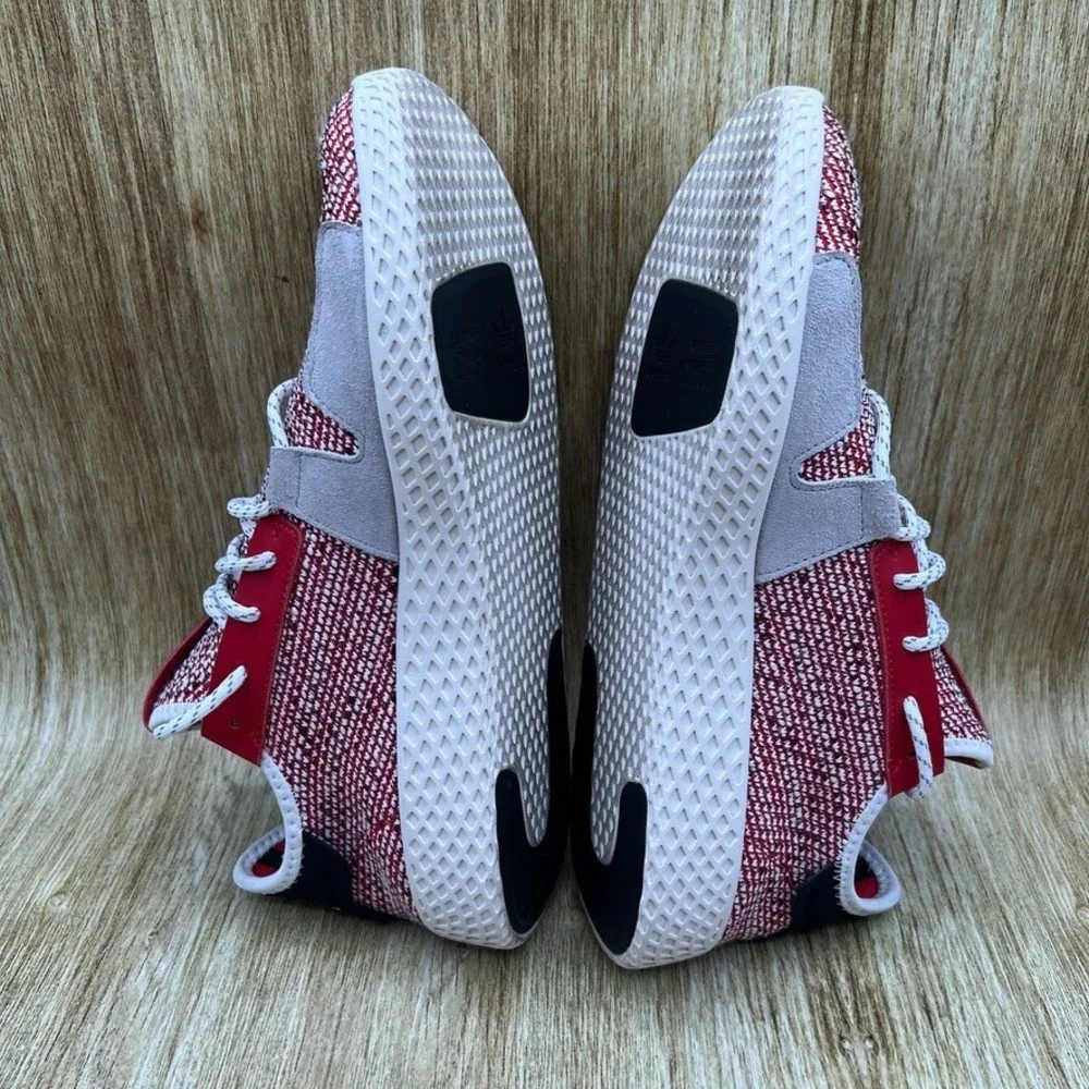 Adidas x Pharrell Williams Tennis Hu V2 Mens 8.5 Solar Pack Scarlet Shoes BB9542